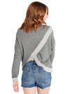 Sundry Obessed Cross Back Pullover