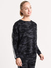 Sundry Camo Cut Off Sweatshirt