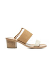 Soludos Color Blocked Mid Heel Sandal