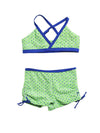 Cabana Life Girls' Rash Guard Swim Set