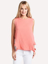 Stark X Sleeveless Ruffle Top