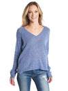 Jumper 1234 Loose Knit V-Neck Sweater