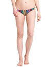 Milly Chevron Stretch Jacquard St. Lucia Bikini Bottom