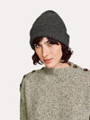 White + Warren Cashmere Plush Rib Beanie