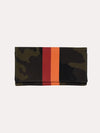 Totem Camo Clutch with Double Stripe