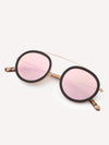 Krewe Conti Mystic Rose Gold Sunglasses