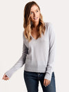 White + Warren Soft V Neck Sweater