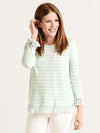 Project J Women's Striped Tassel Sweater