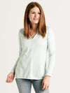 Project J Seamed V-Neck Sweater