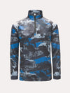 Spyder Boys' Limitless Camo Zip T-Neck