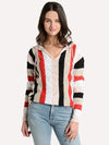 Project J Women's Multi Stripe Hoodie