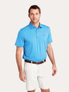 Vineyard Vines Men's Palmetto Stripe Sankaty Polo