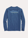 Vineyard Vines Men's Long-Sleeve Performance Catch Release Wahoo T-Shirt<