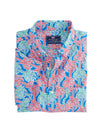 Vineyard Vines Palm Tree Short Sleeve Classic Murray Shirt