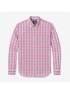 Bonobos Pink Harris Check Summerweight Shirt