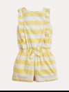 Little Joules Little Girls' Elle Woven Romper