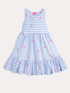 Little Joules Little Girls' Juno Peplum Midi Dress