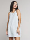 Stark X Embroidered Cotton Tank Dress