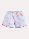 Little Joules Little Girls' Carmel Woven Printed Short