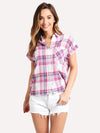 Rails Women's Whitney Plaid Short Sleeve Button Down