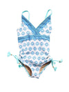 Cabana Life Girls' Swimsuit & Terry Cover Up Set