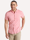 Bonobos Rivie Short Sleeve Slim Shirt  Iced Papaya