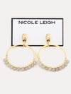 Nicole Leigh Harper Gold Earrings