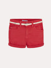 Mayoral Girls' Basic Twill Shorts