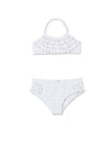 Stella Cove White Pom Pom Bandeau Bikini