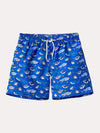 Stella Cove Boys' Dark Blue Shark Trunks