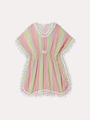 Stella Cove Girls' Pastel Stripe Poncho