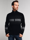 Obermeyer Men's Textured Half-Zip Sweater