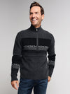 Obermeyer Men's Textured Half-Zip Sweater