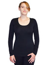 Snow Angel Cashmere Classic Scoop Neck