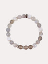 Nicole Leigh Jewelry Kennedy Gunmetal Bracelet Banded Grey