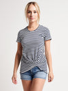 Stateside Short Sleeve Twist Top