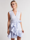 Rebecca Taylor Sleeveless Poplin Wrap Dress