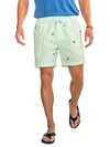 Southern Tide Mahi Embroidered Seersucker Swim Trunk