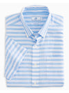 Southern Tide Toe Side Striped Short Sleeve Sport Shirt