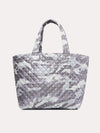 MZ Wallace Light Grey Camo Oxford Large Metro Tote