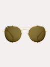 Krewe Orleans Blinker 24K Titanium + Zulu Polarized Sunglasses