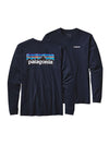 Patagonia Men's Long-Sleeved P-6 Logo Cotton T-Shirt