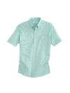 Southern Tide Friars Bay Plaid Intercoastal Perfromance Short Sleeve Shirt