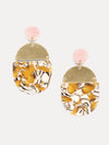 Neely Phelan Yellow Marble Oval Drops