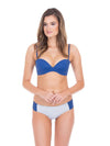 Cabana Life Navy Bikini Top