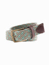 Southern Tide Men's Braided Elastic Specked Web Belt