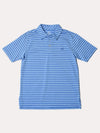 Southern Tide Boys' Bass Creek Stripe Performance Polo
