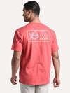 Southern Tide Men's Short Sleeve Ice Cold Beer Neon Tee