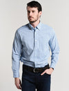 Southern Tide Men's Staycation Plaid Intercoastal Performance Shirt