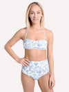 Tory Burch Women's Prnted Bandeau Bikini Top